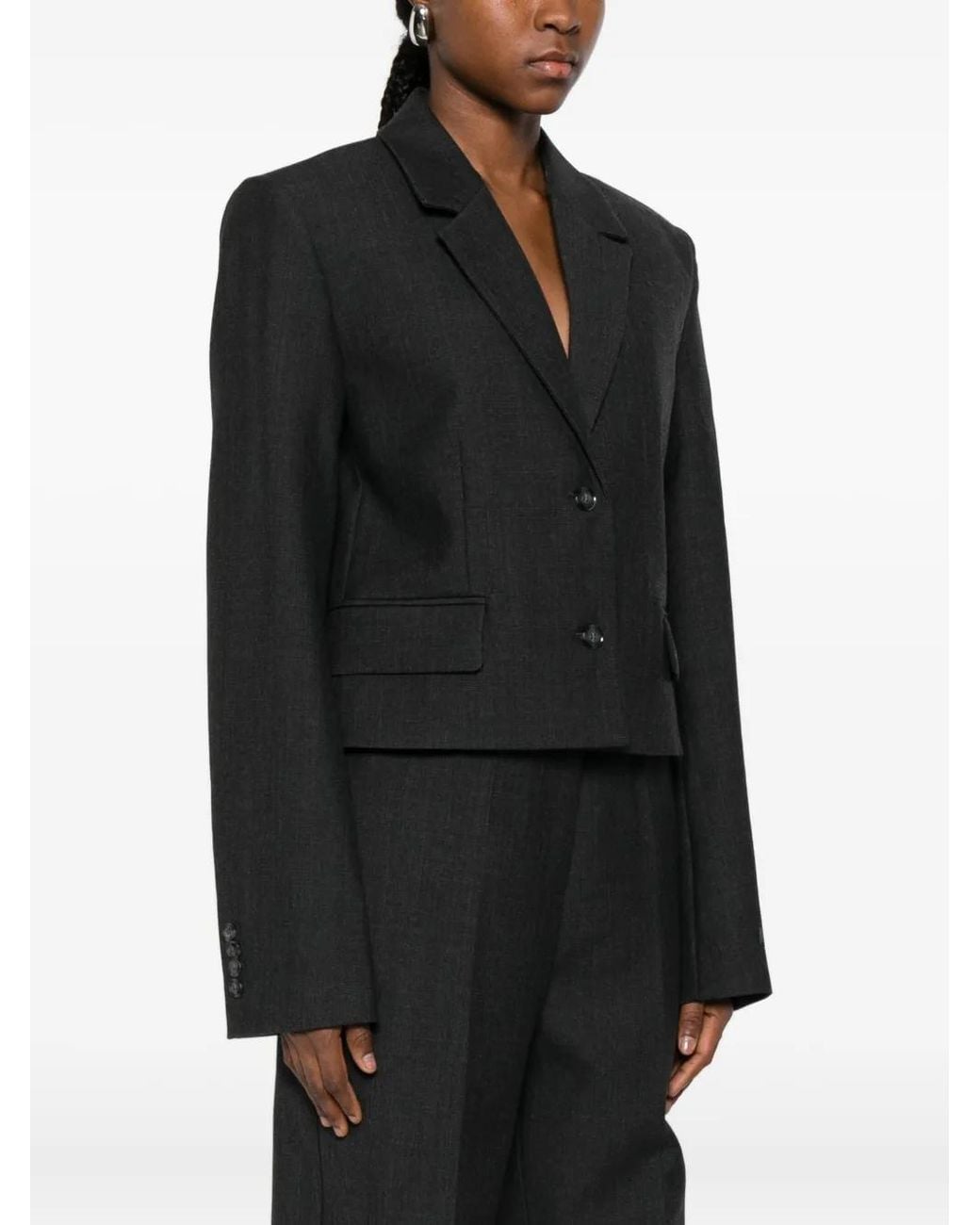 Herskind Black Buttoned Blazer