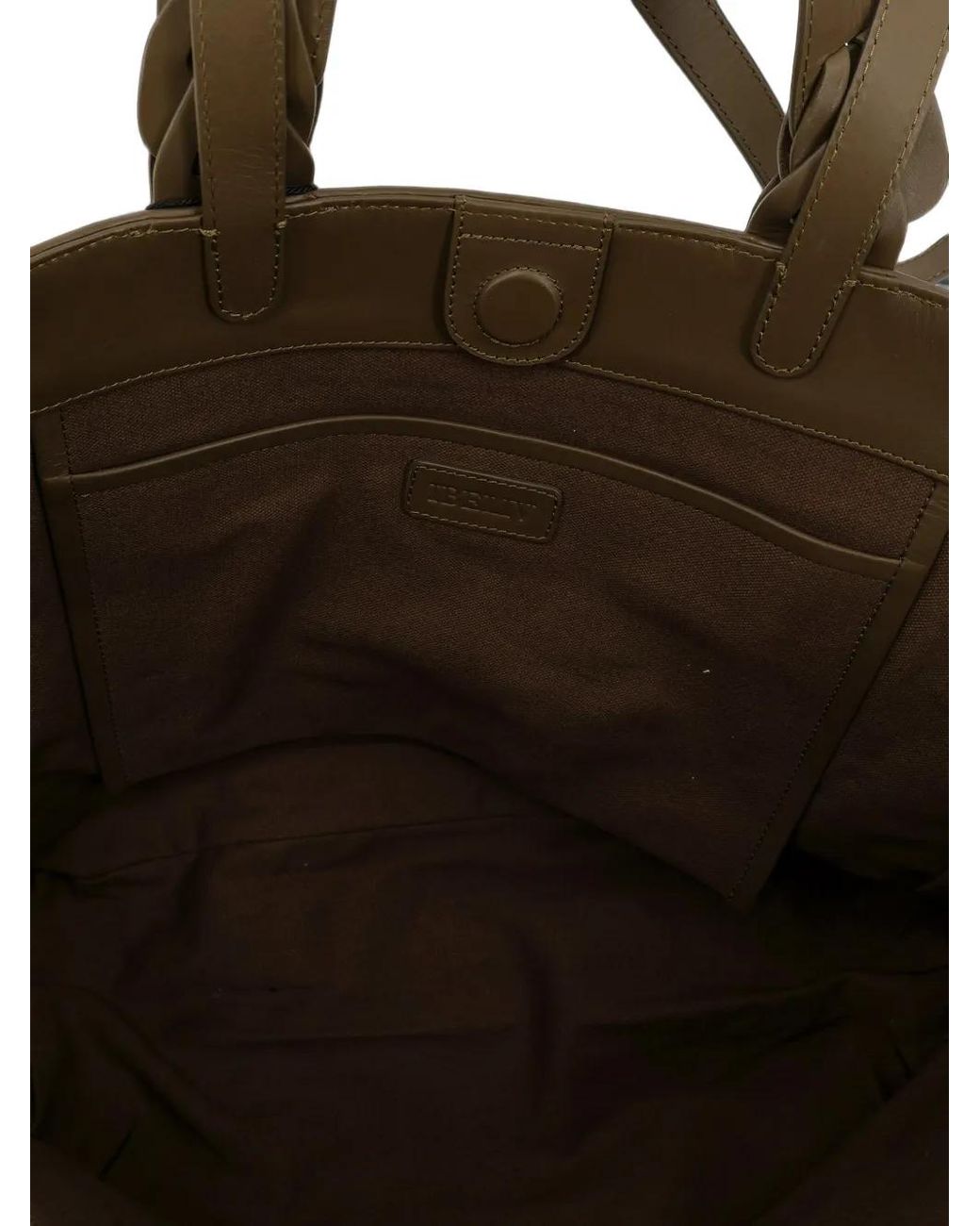 IBELIV Brown Medium Elmio Woven Shoulder Bag