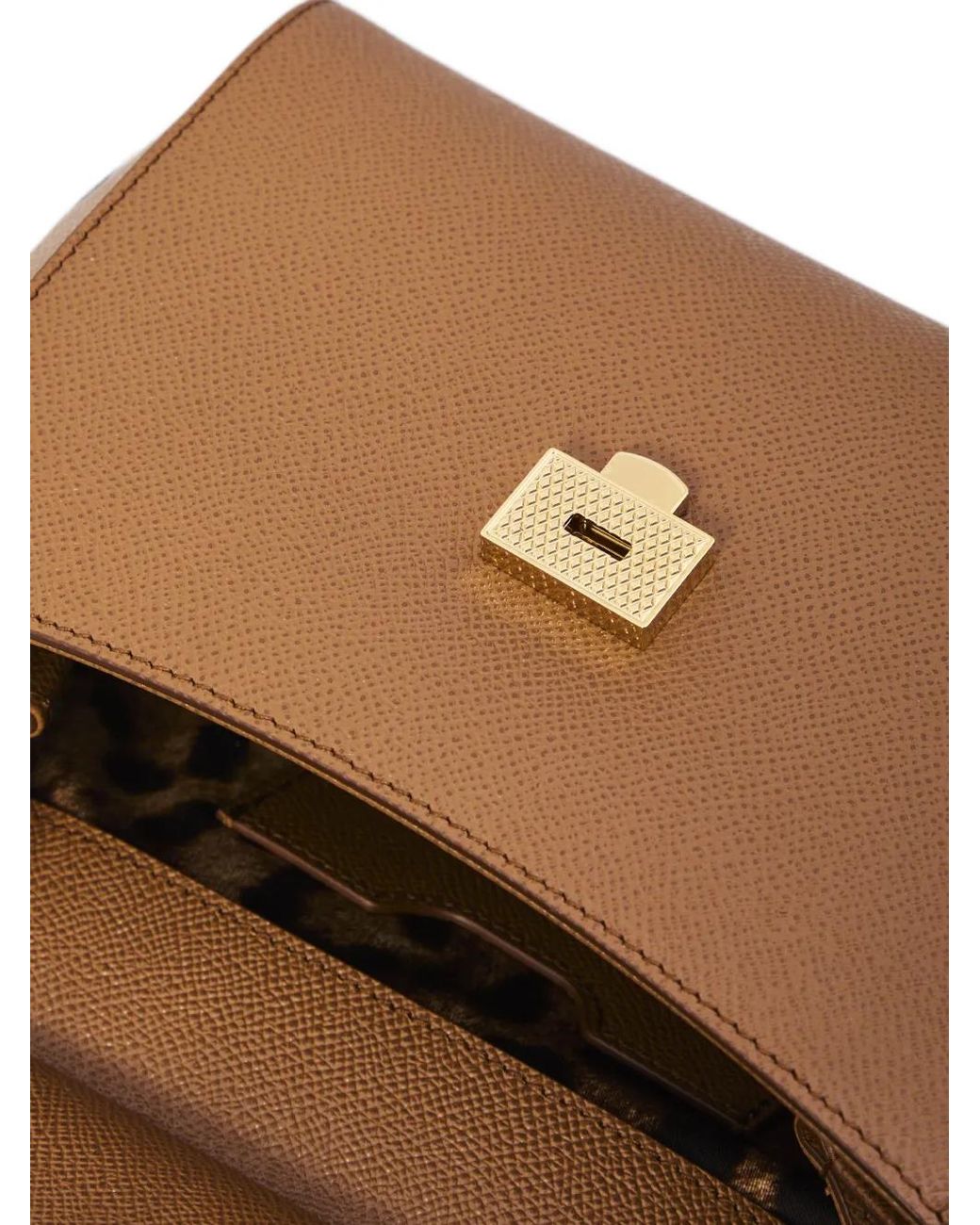 Dolce & Gabbana Metallic Small Sicily Handbag