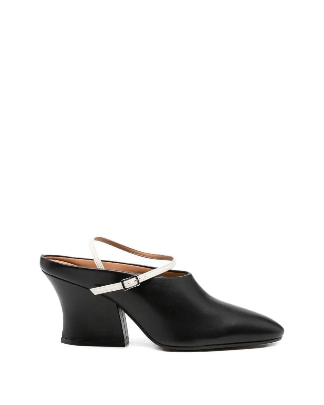 Jil Sander Black Lune Mules