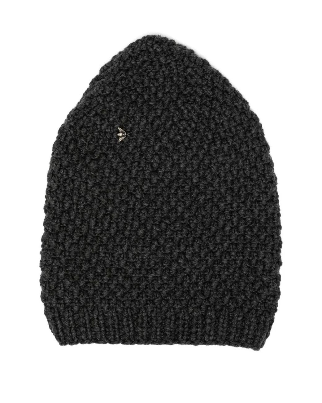 Werkstatt:münchen Black Cashmere Hat for men