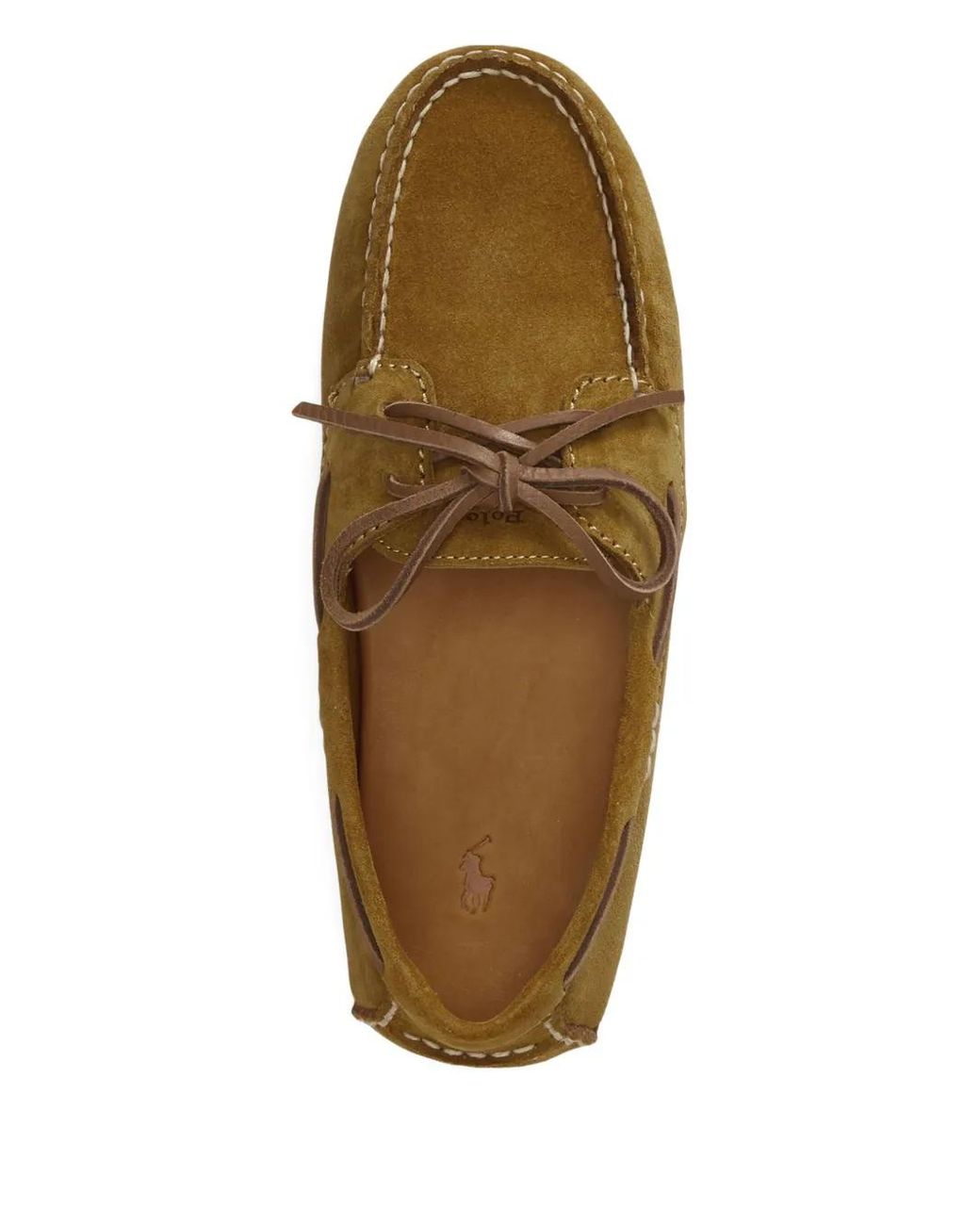 Polo Ralph Lauren Brown Leather Boat Shoes