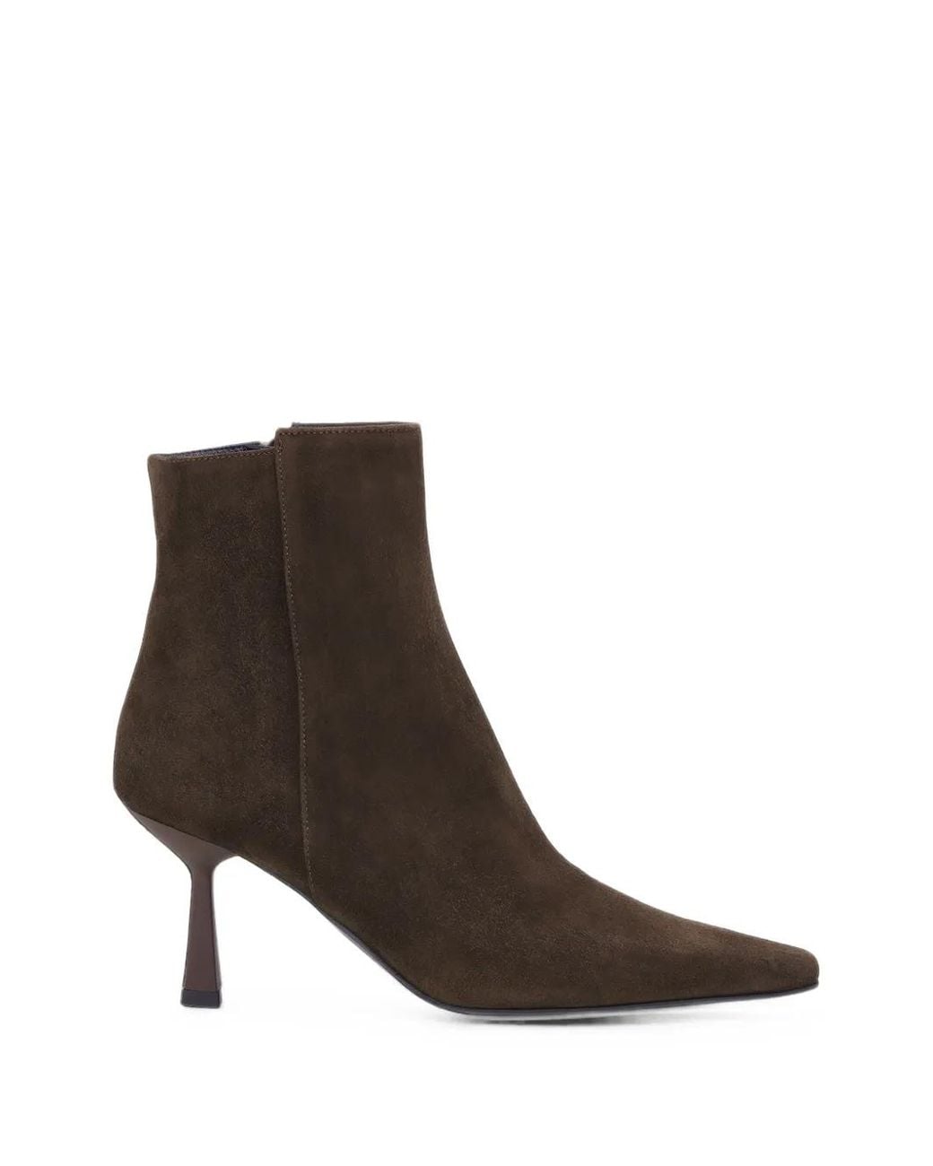 Notabene Brown Emmya Pointed-Toe Ankle Boots