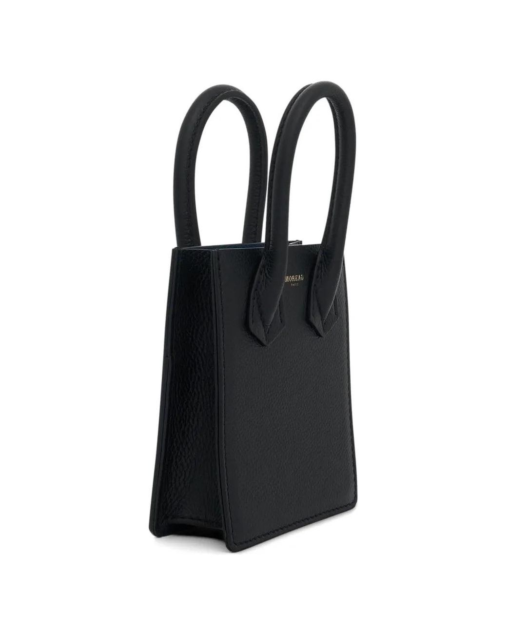 Moreau Black Suite Bb Leather Tote Bag