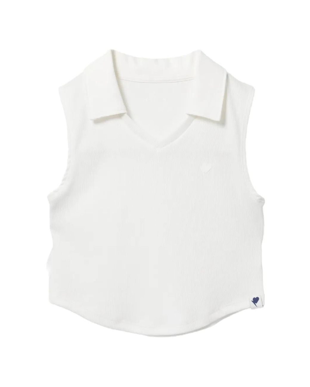 AAPE BY A BATHING AP White Heart Logo Polo