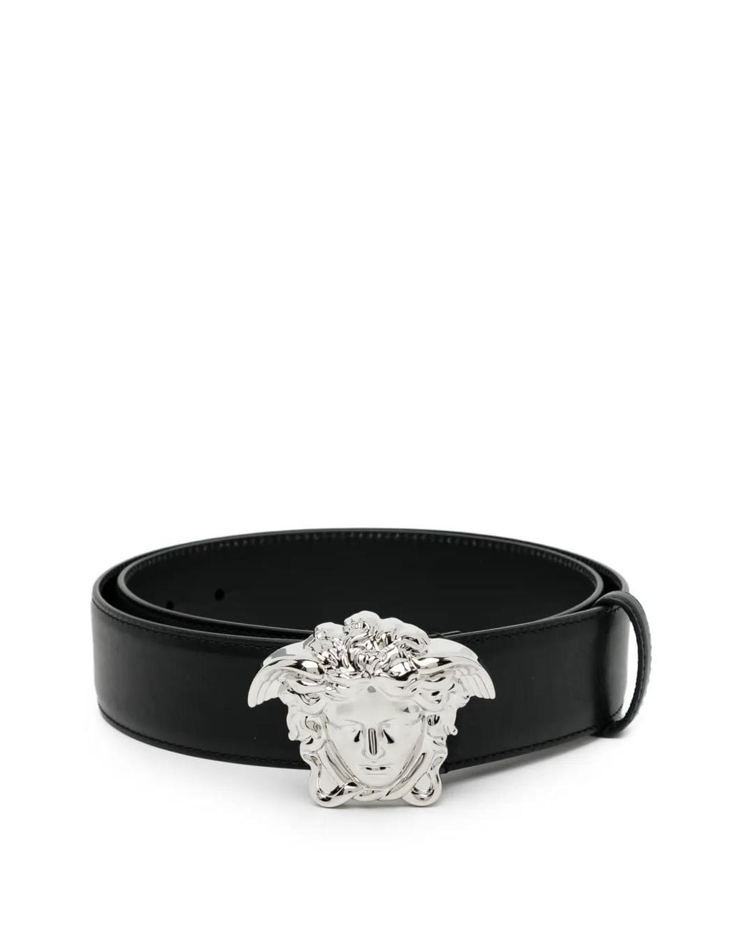 Versace Black La Medusa Belt for men