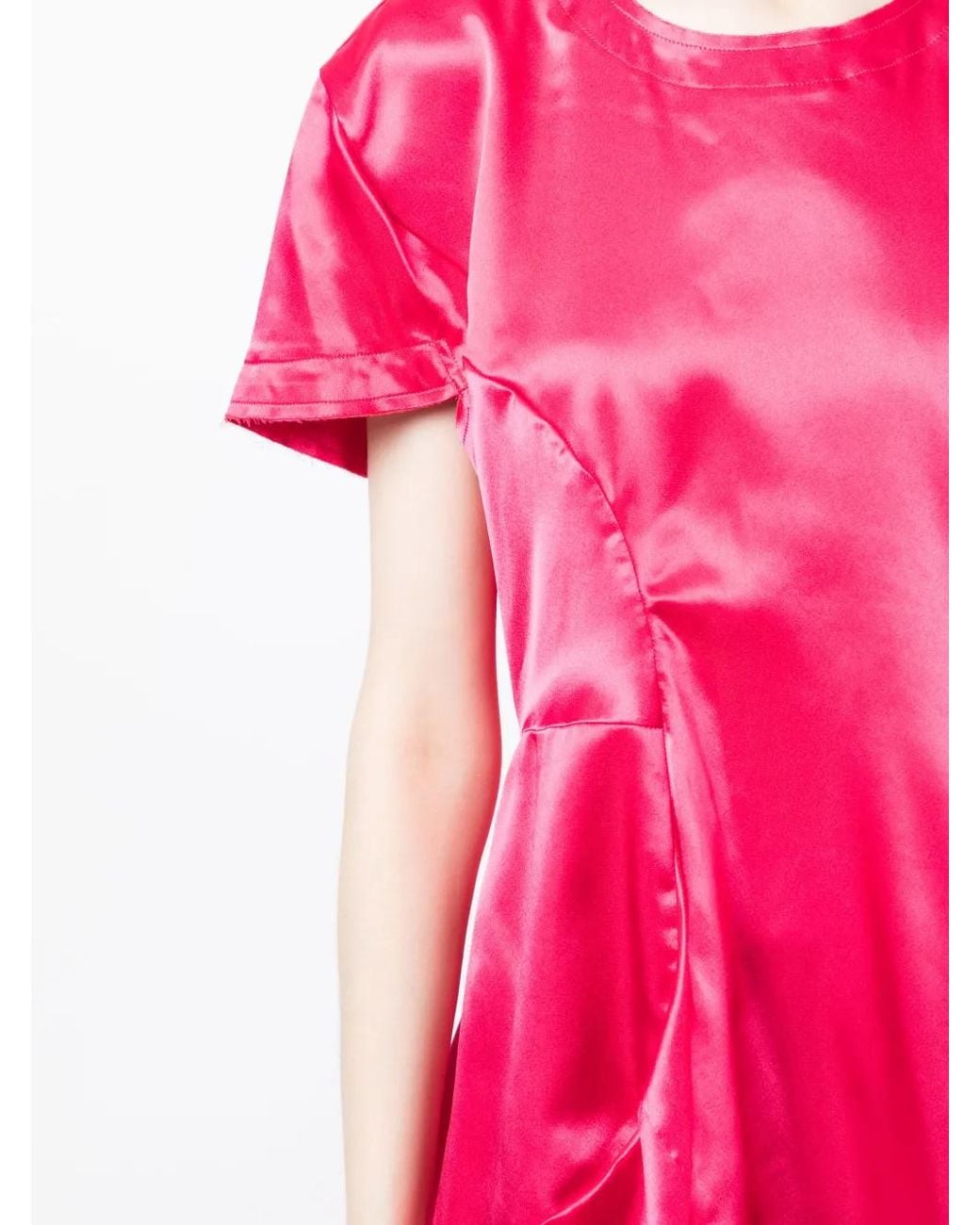 Comme des Garçons Pink T-shirt With Inserts