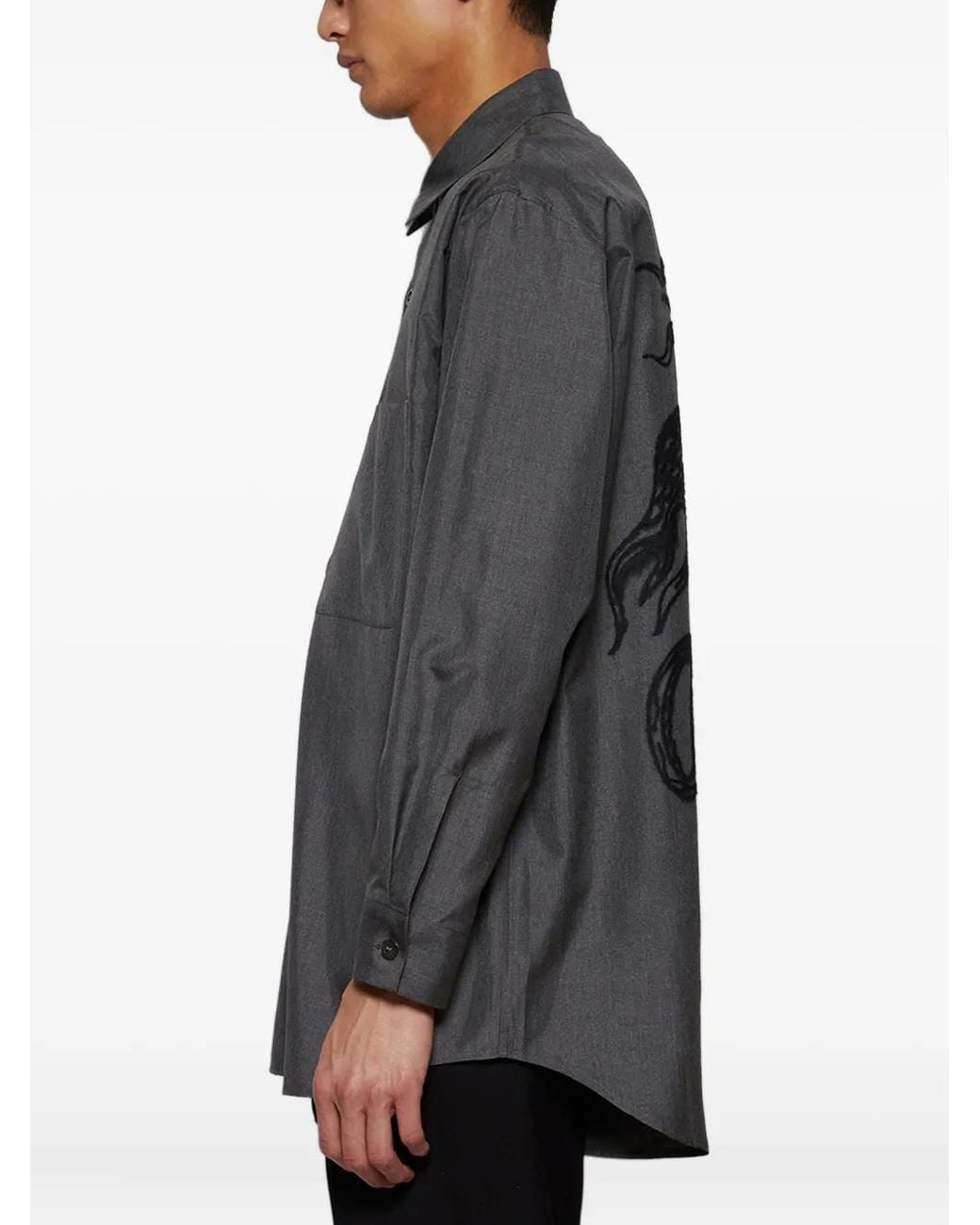 Camicia di Casella Meyer in Gray da Uomo