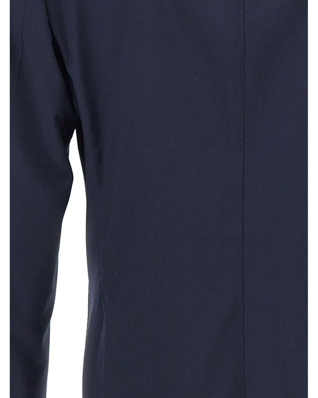 Barba Napoli Blue Wool Blazer for men