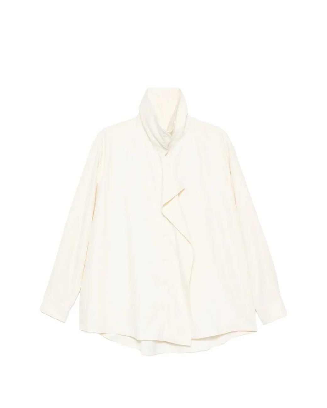 Source Unknown White Dhani Ruffled Shirt