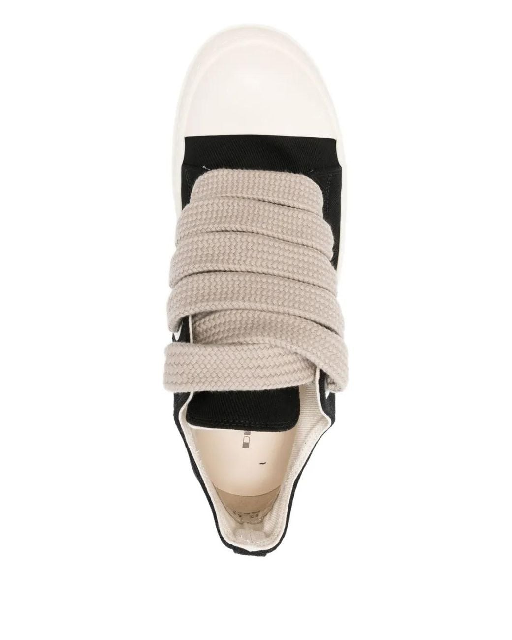 Rick Owens Black Canvas Sneakers for men