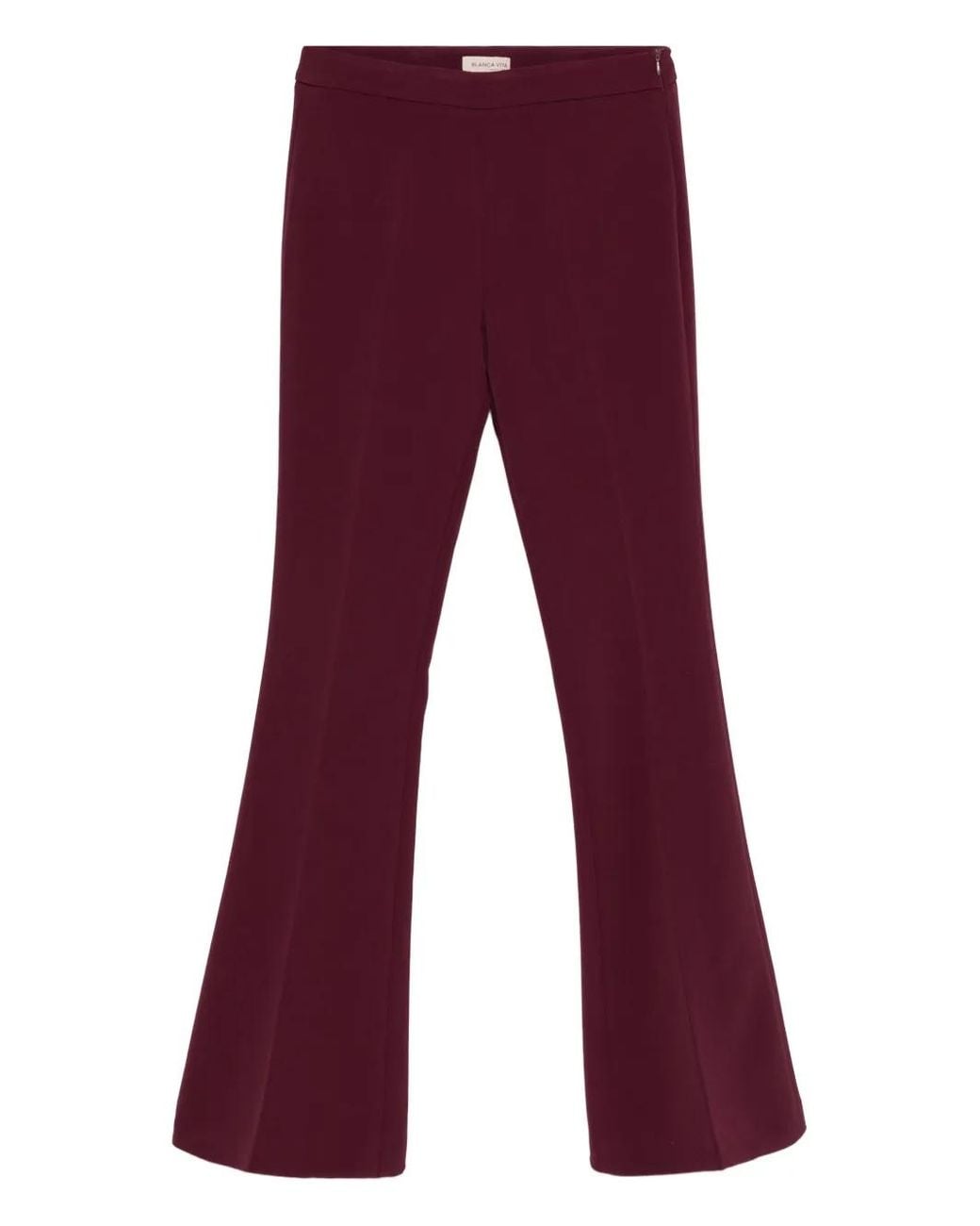 Blanca Vita High-Waisted Flared Trousers