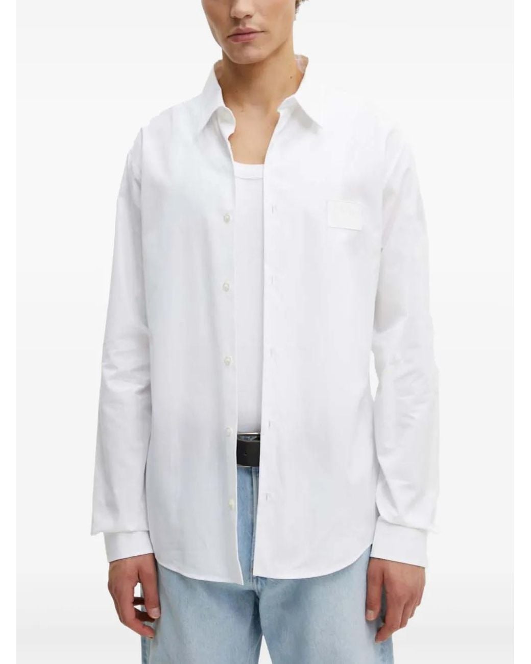 Chemise À Patch Logo Iceberg pour homme en coloris White