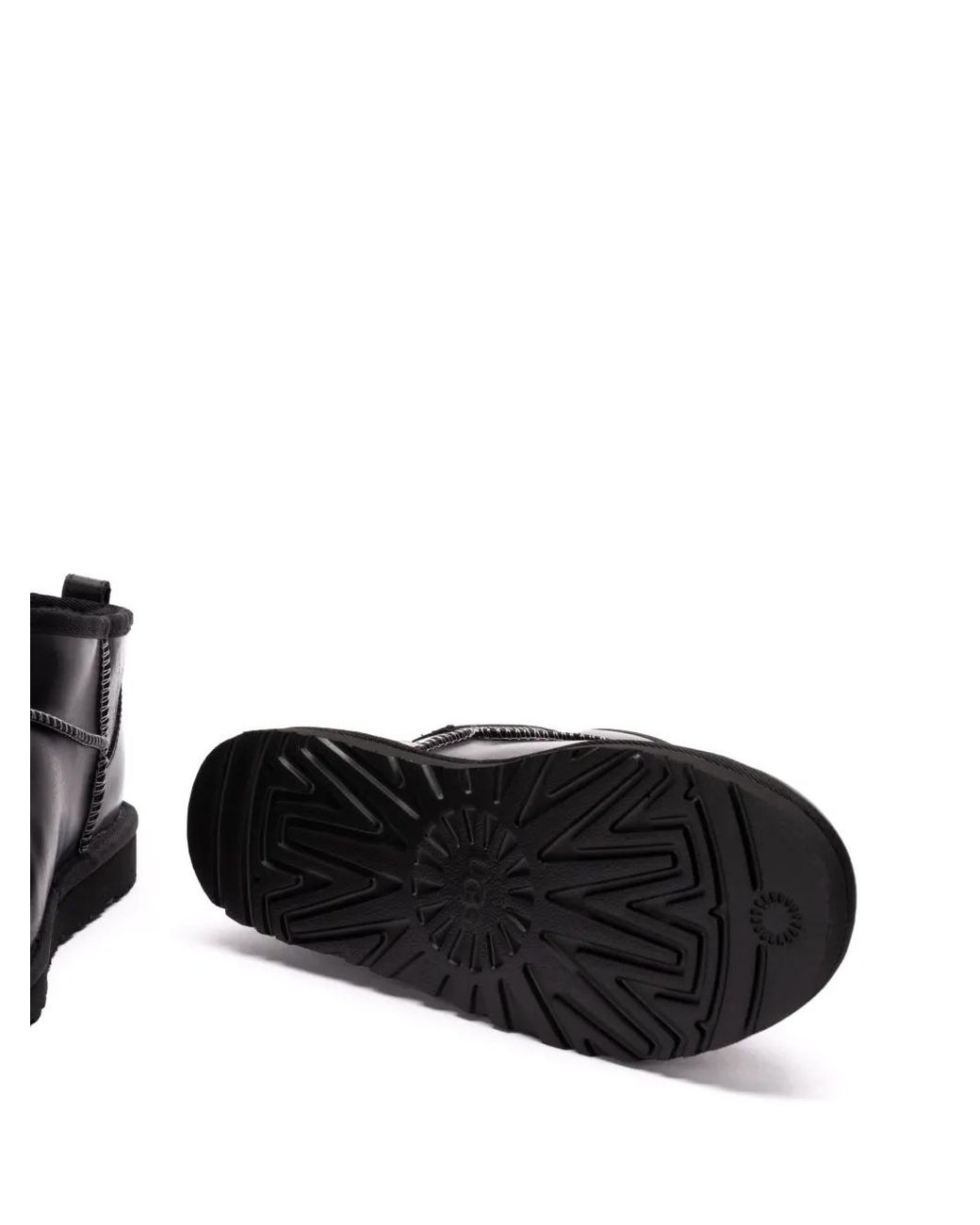 Ugg Black M Classic Ultra Mini Lthr Regen for men