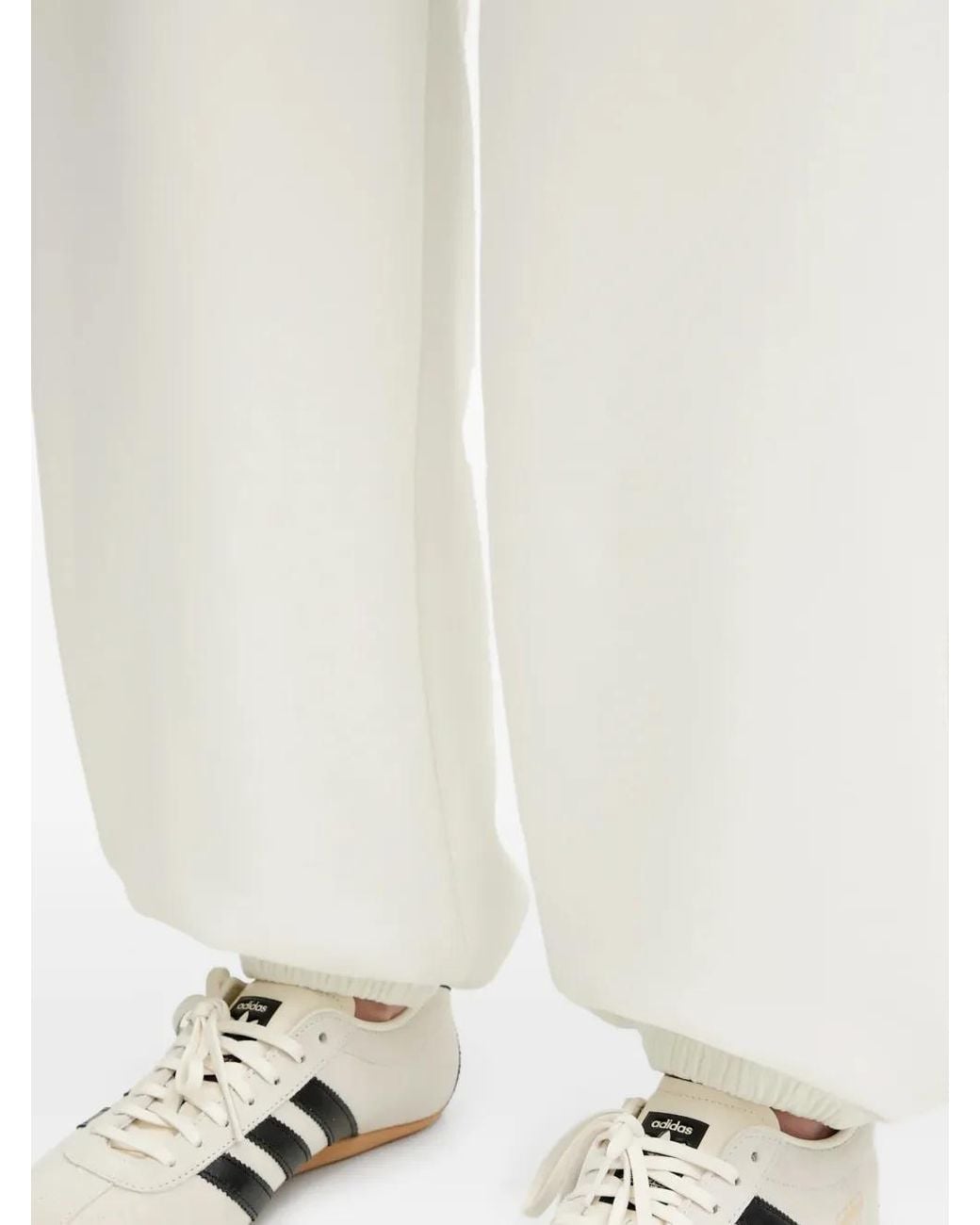 Adidas White Soft Lux Track Pants