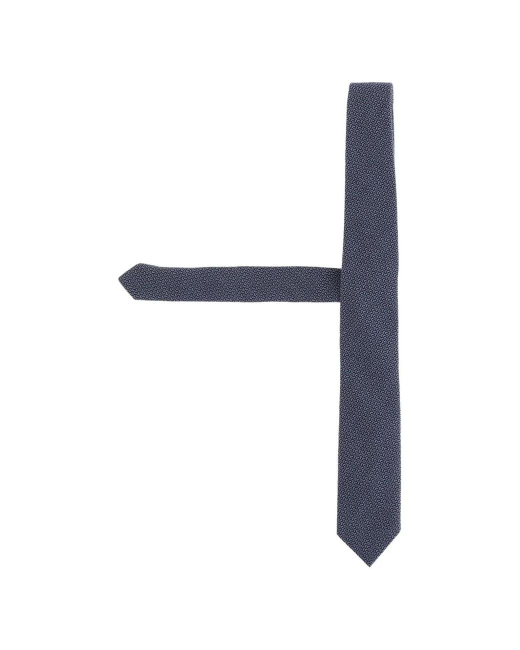 Boss White Textured Tie for men
