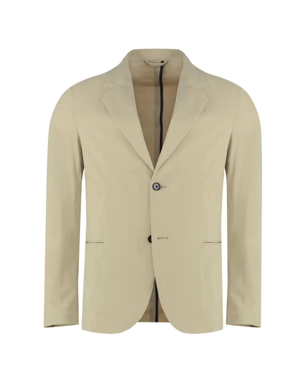 THE (Alphabet) Natural Single-Breasted Notch-Lapel Jacket for men