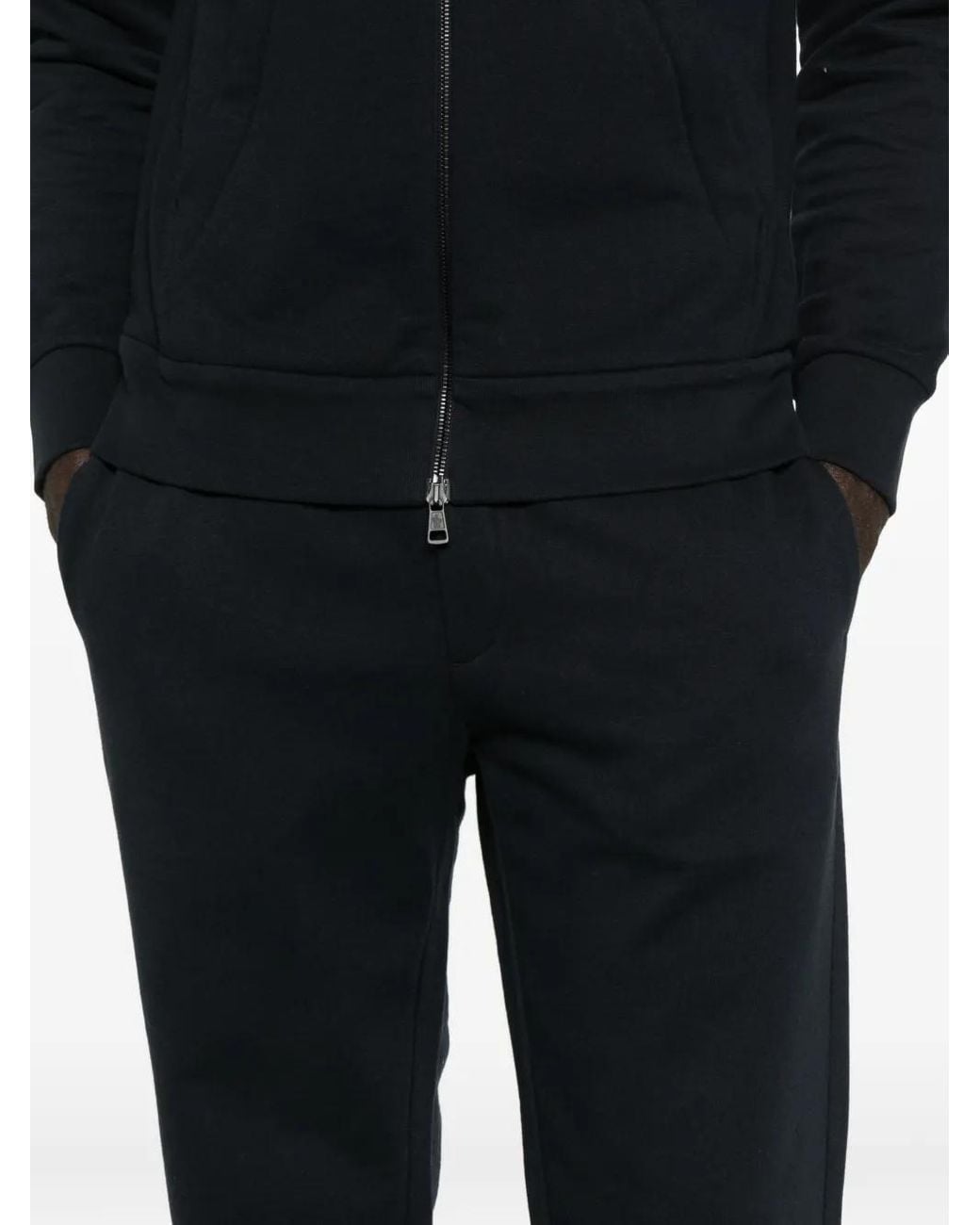 Moncler Blue Elasticated-Waistband Track Pants for men