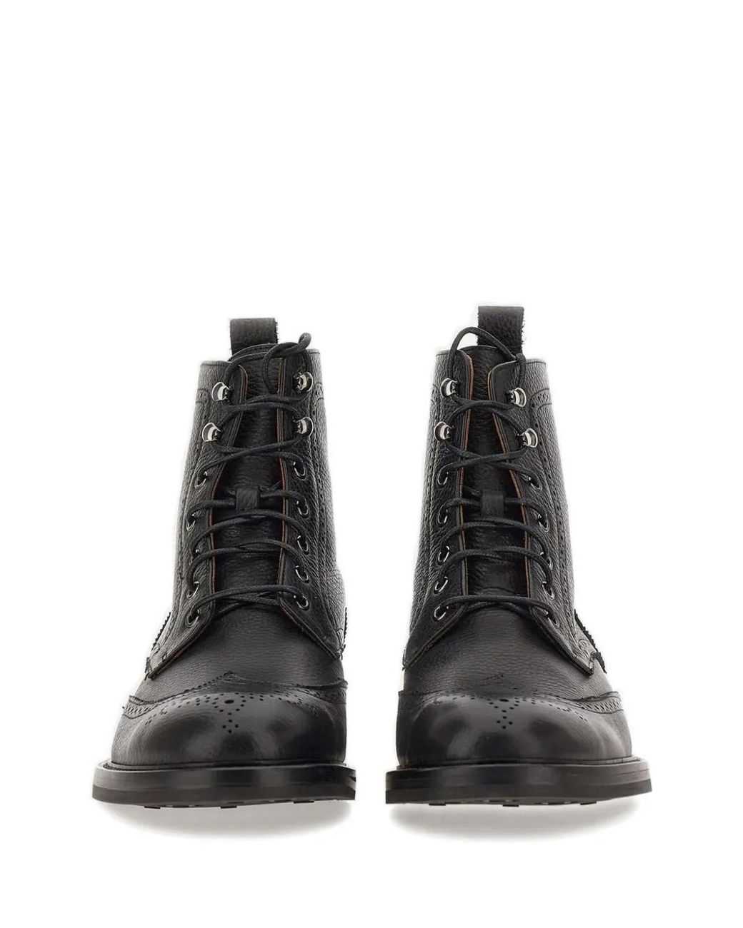 Duca Degli Abruzzi Black George Lace-Up Boots for men