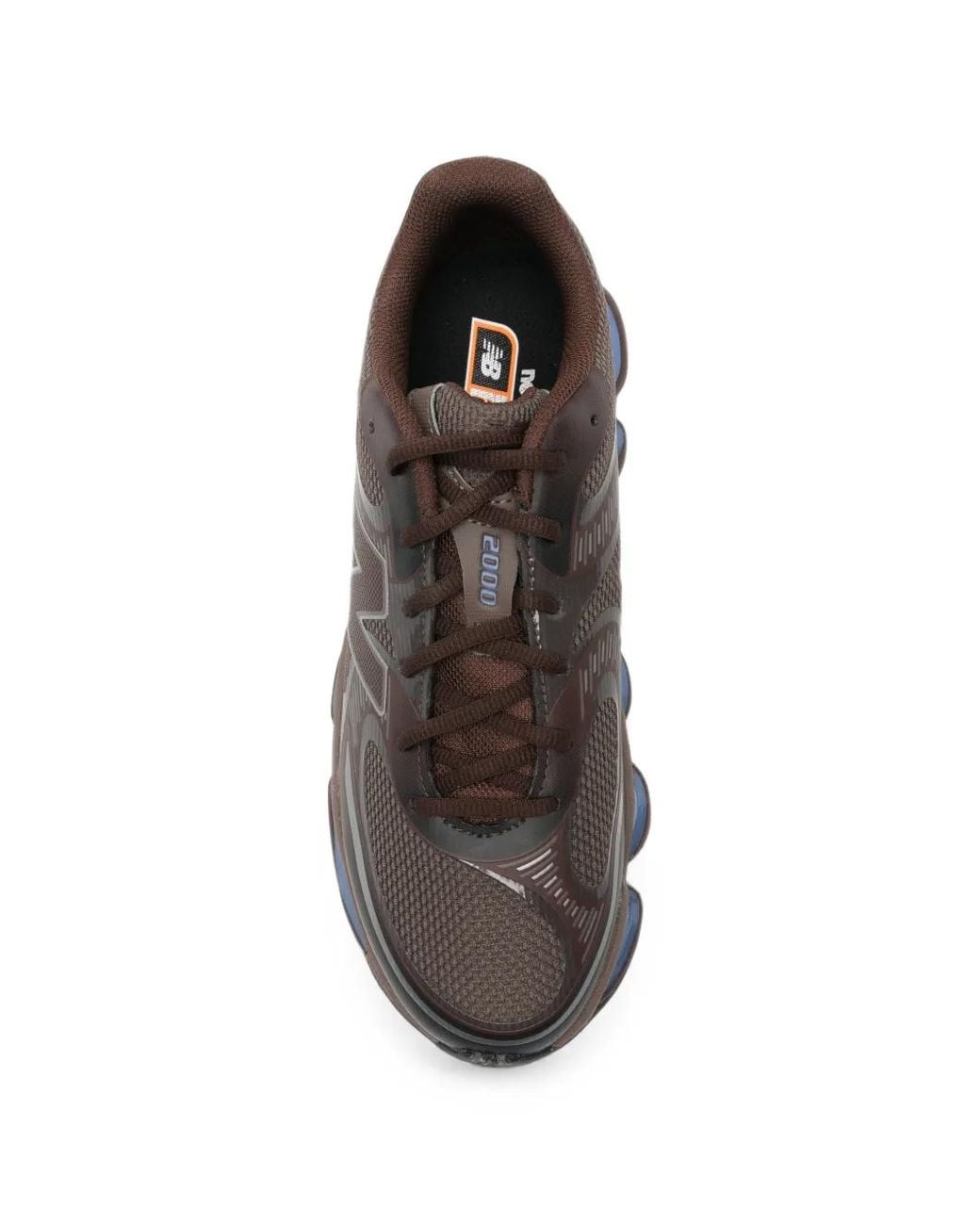 New Balance Gray Panelled Chunky-Sole Sneakers