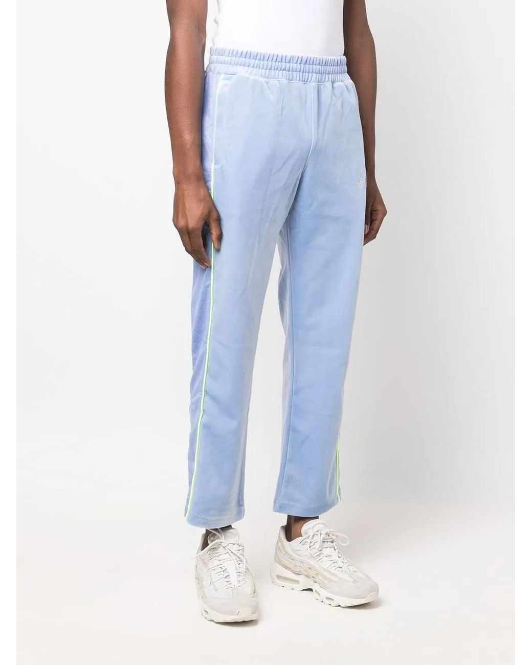 Li-ning Blue Cropped Leg Track Pants