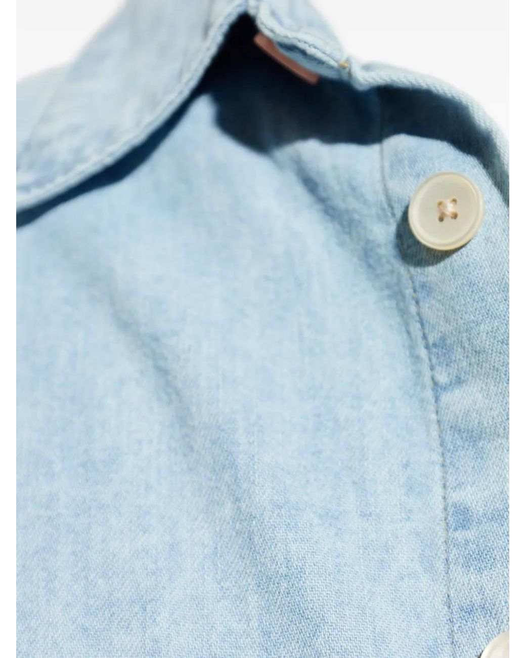 Paul Smith Blue Casual-Fit Rinse Denim Shirt for men