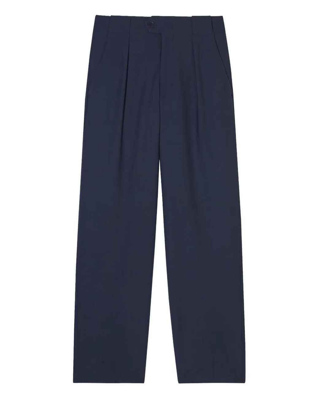 Closed Blue Mawson Pleated Trousers