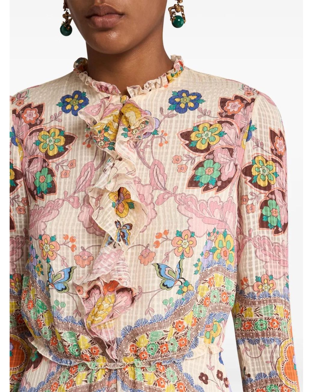 Etro White Mini Dress