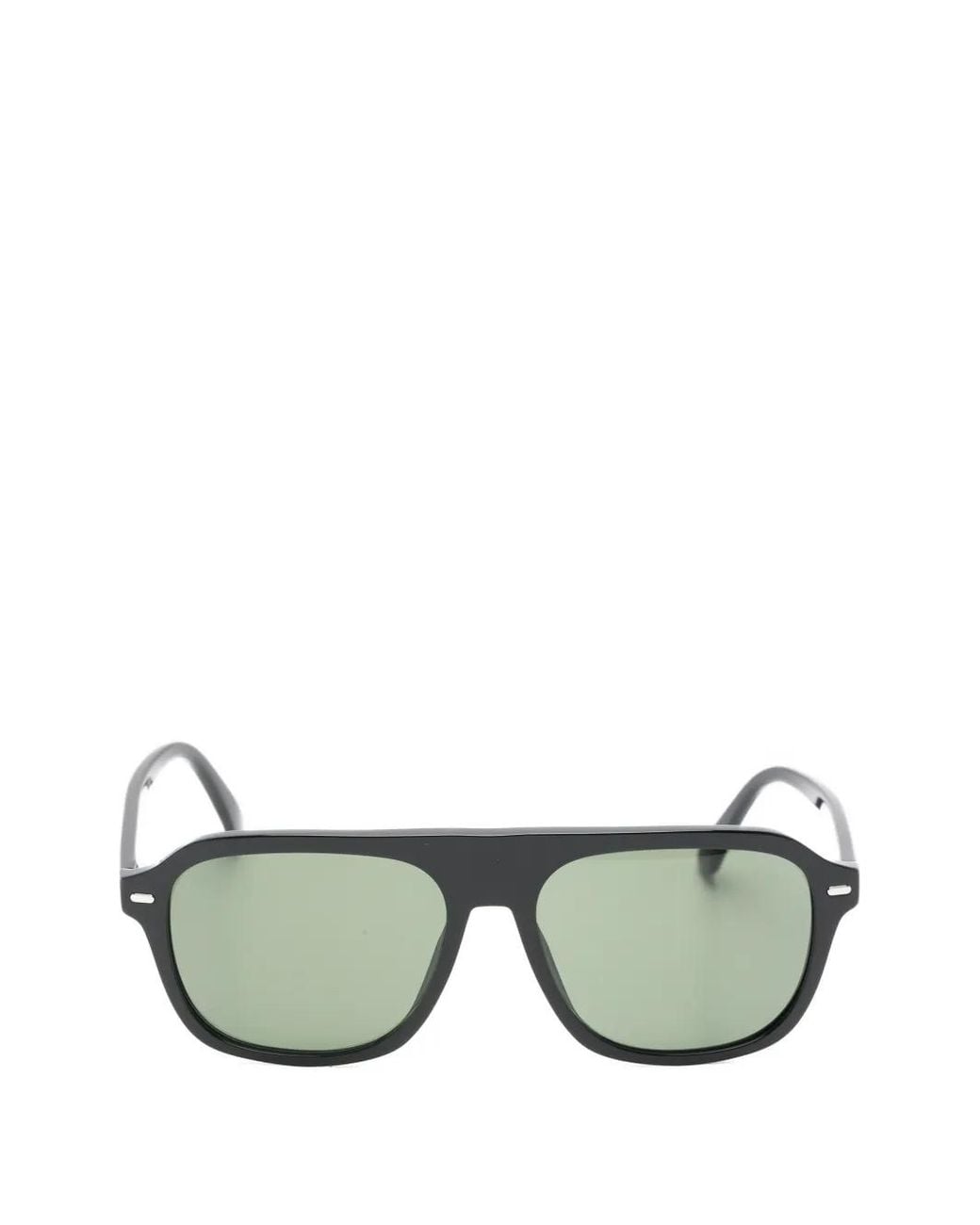 Vuarnet Green Belvedere 13 Pilot-Frame Sunglasses