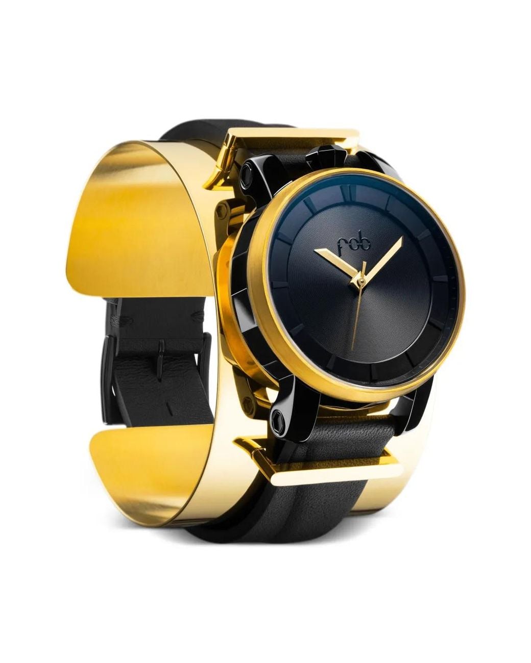 Fob Paris Black R360 Eclipse Cuff 36Mm