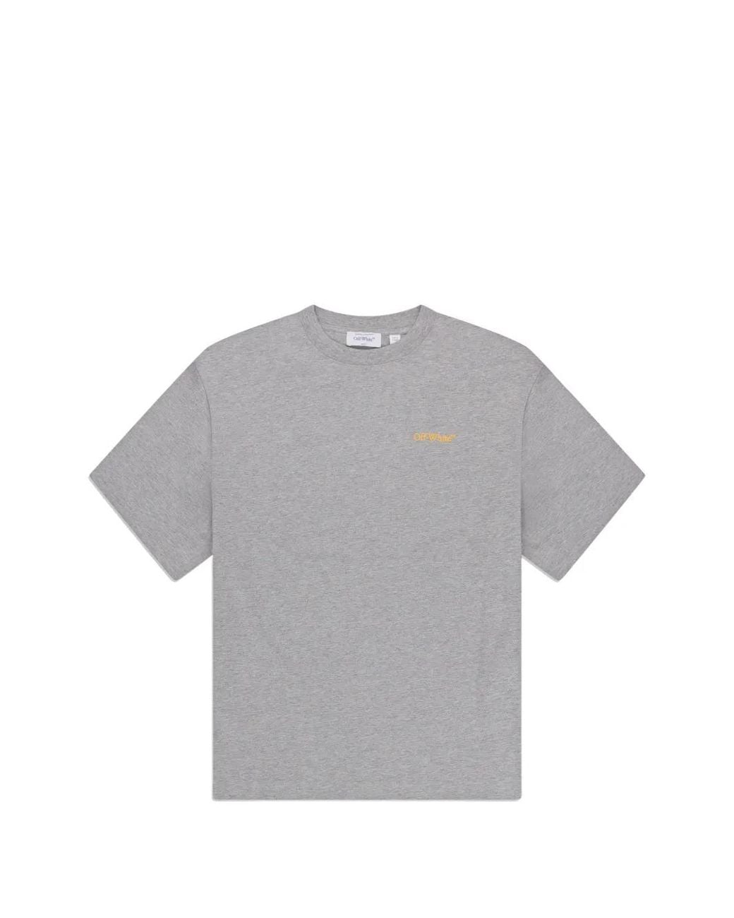 Off-White c/o Virgil Abloh Gray Tape Arrow Skate T-Shirt for men