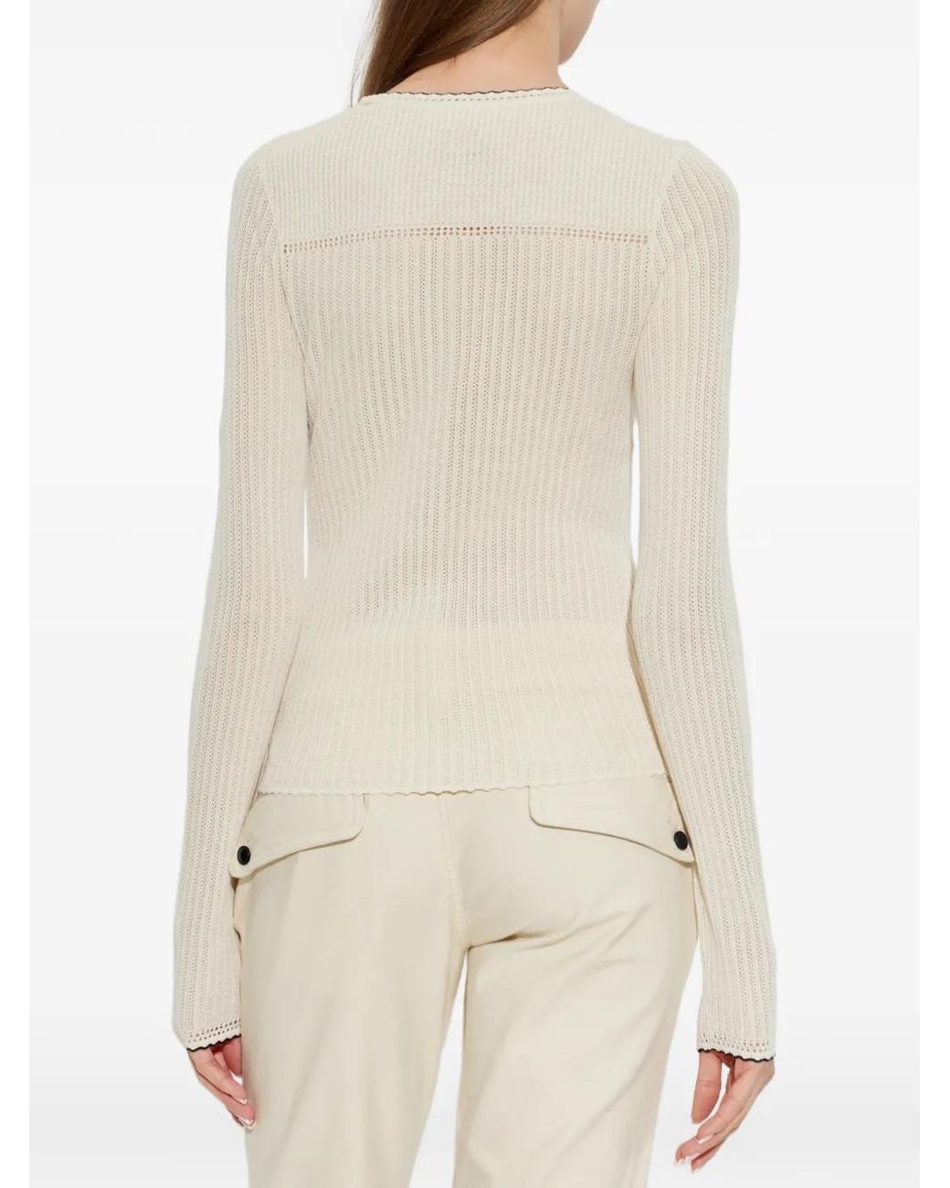 Isabel Marant White Siofra Cardigan
