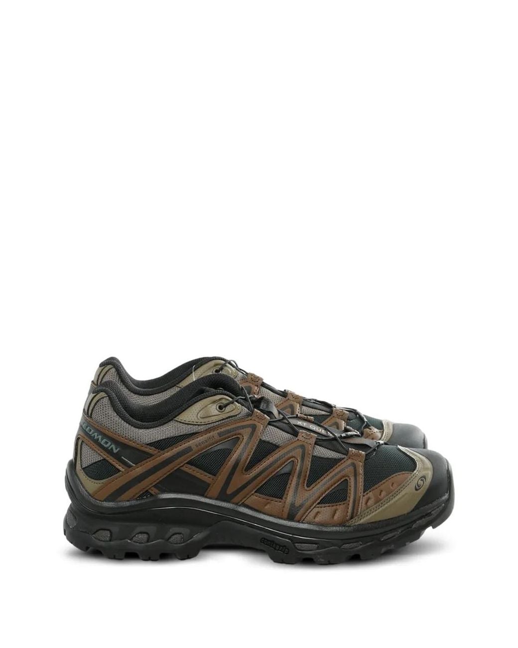 Salomon Black Xt-Quest Panelled Sneakers