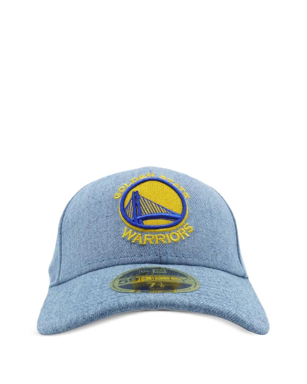 KTZ Blue 59Fifty Golden State Warriors Fitted Cap Hat for men