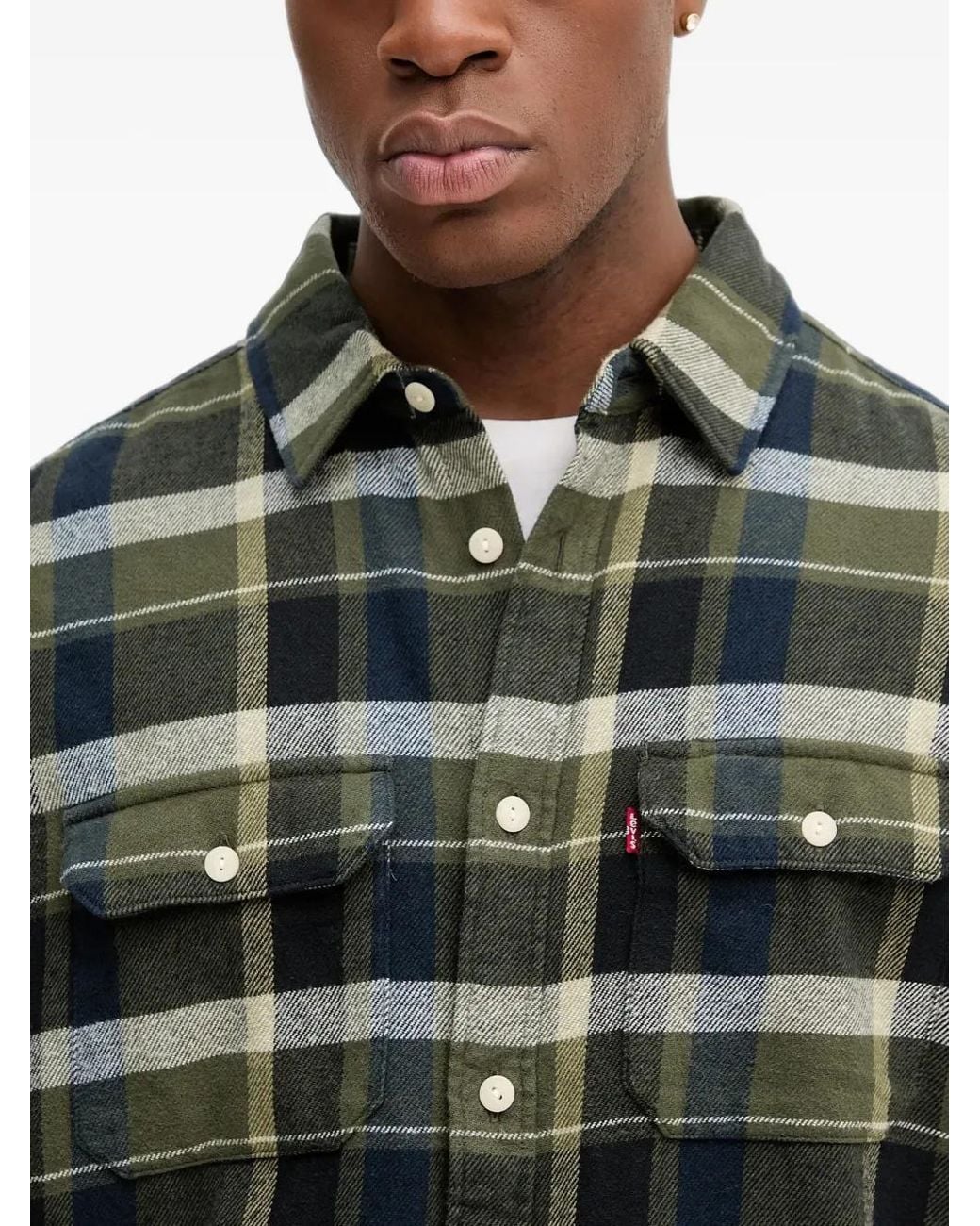 Camisa A Cuadros Levi's de hombre de color Green