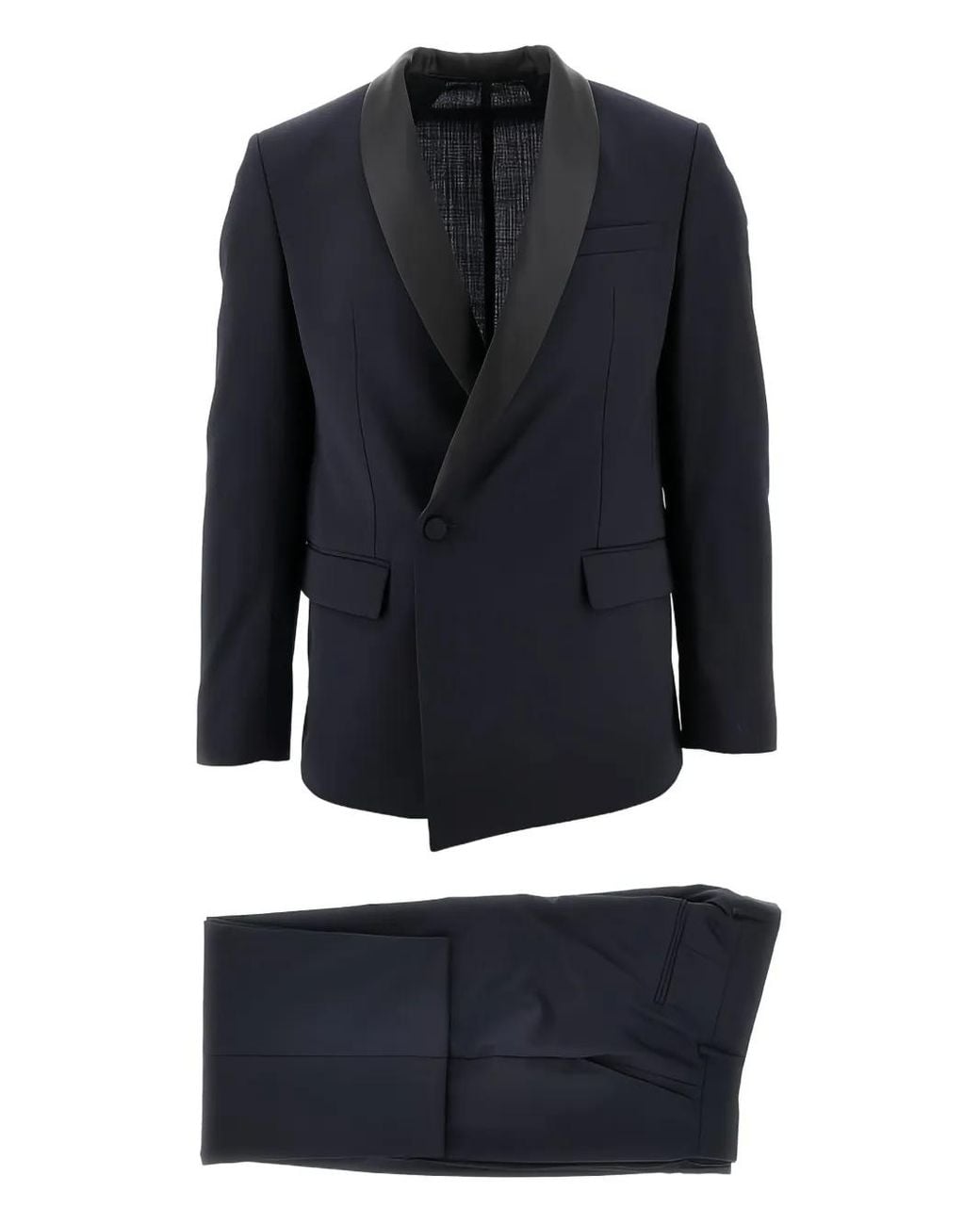 MARSĒM Blue Single-Breasted Suit for men