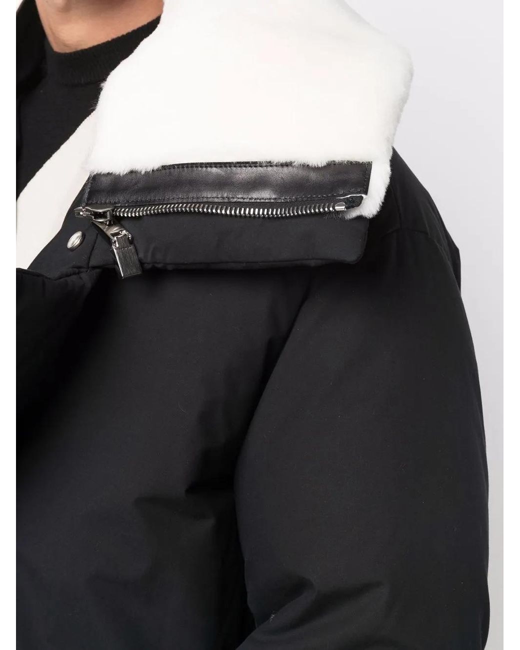 Givenchy Gesteppter Mantel in Black für Herren