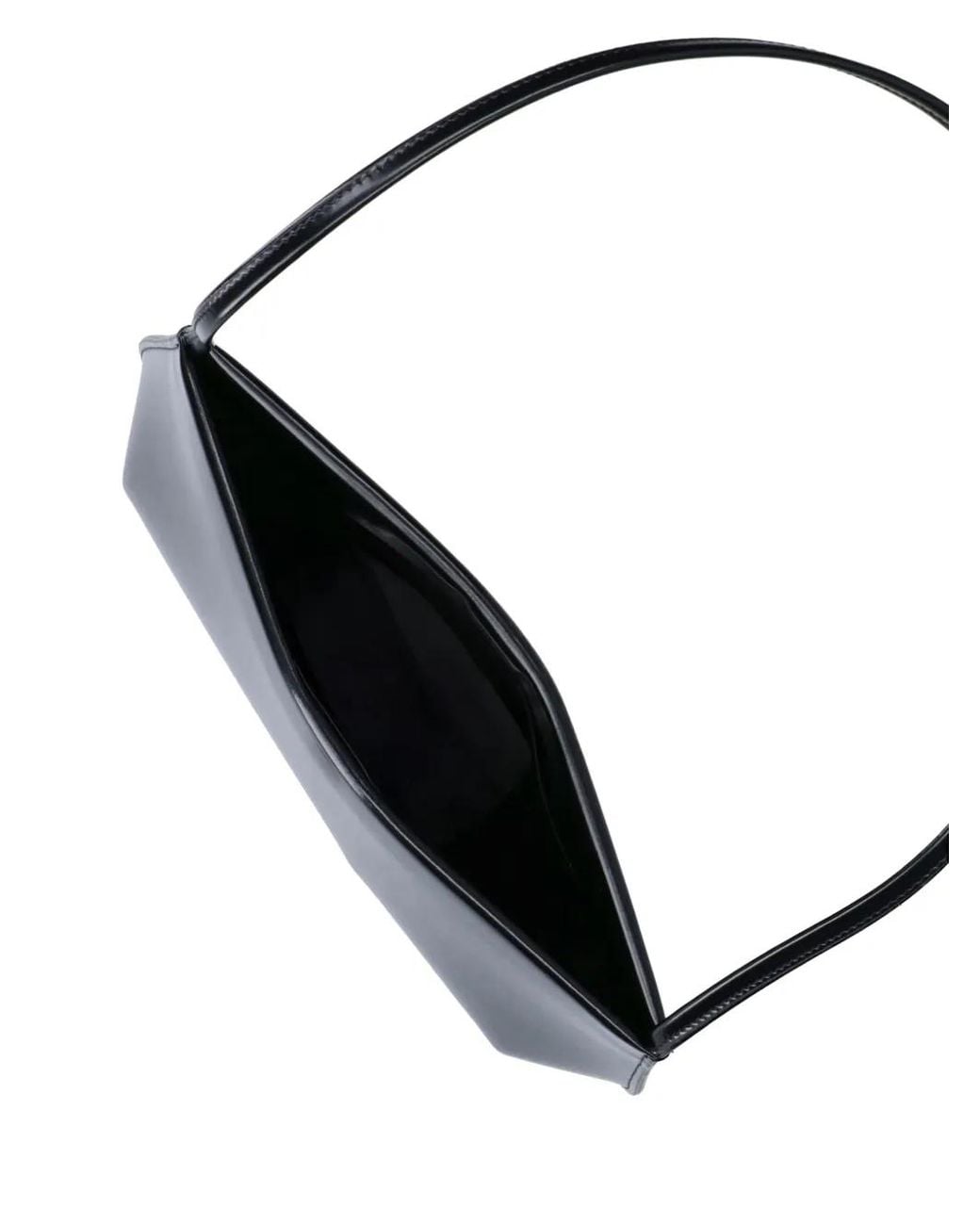 Faune Black Bra Leather Shoulder Bag