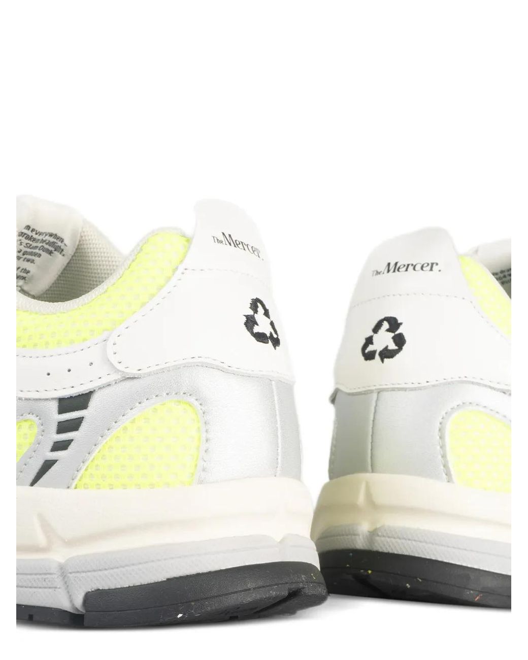 The Mercer Brand White Lace-Up Sneakers for men