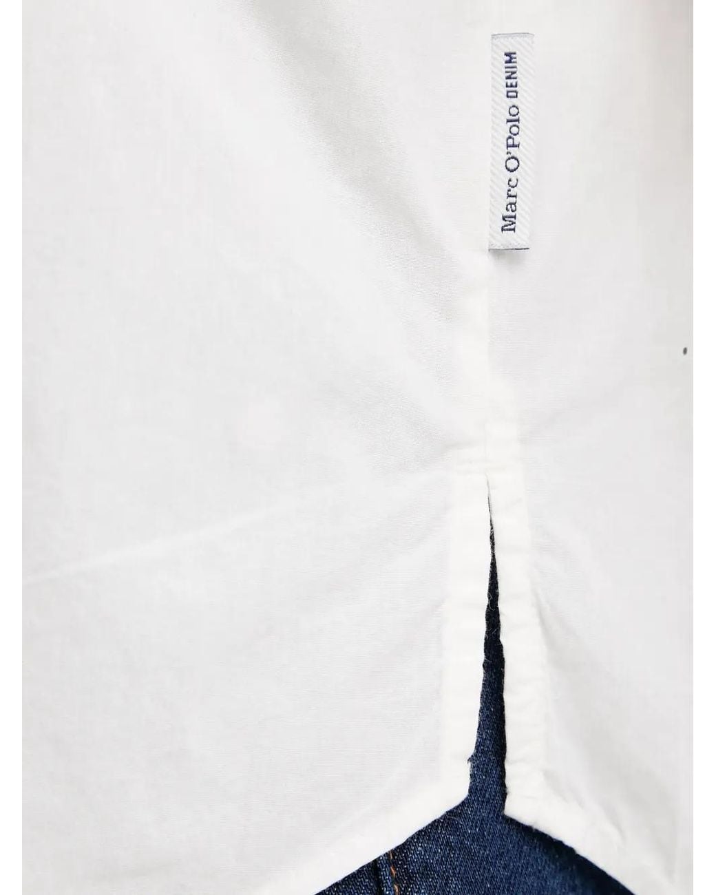 Marc O' Polo White Long-Sleeve Shirt