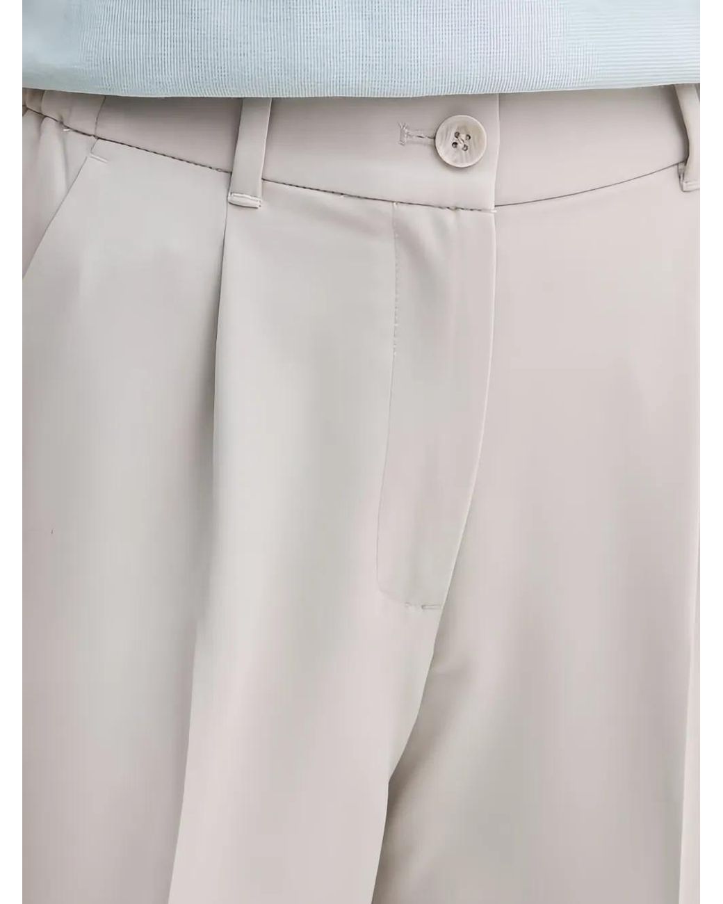 Sisley Gray Pleated Trousers