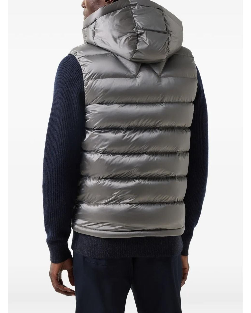 Bogner Gray Holger Quilted Gilet for men