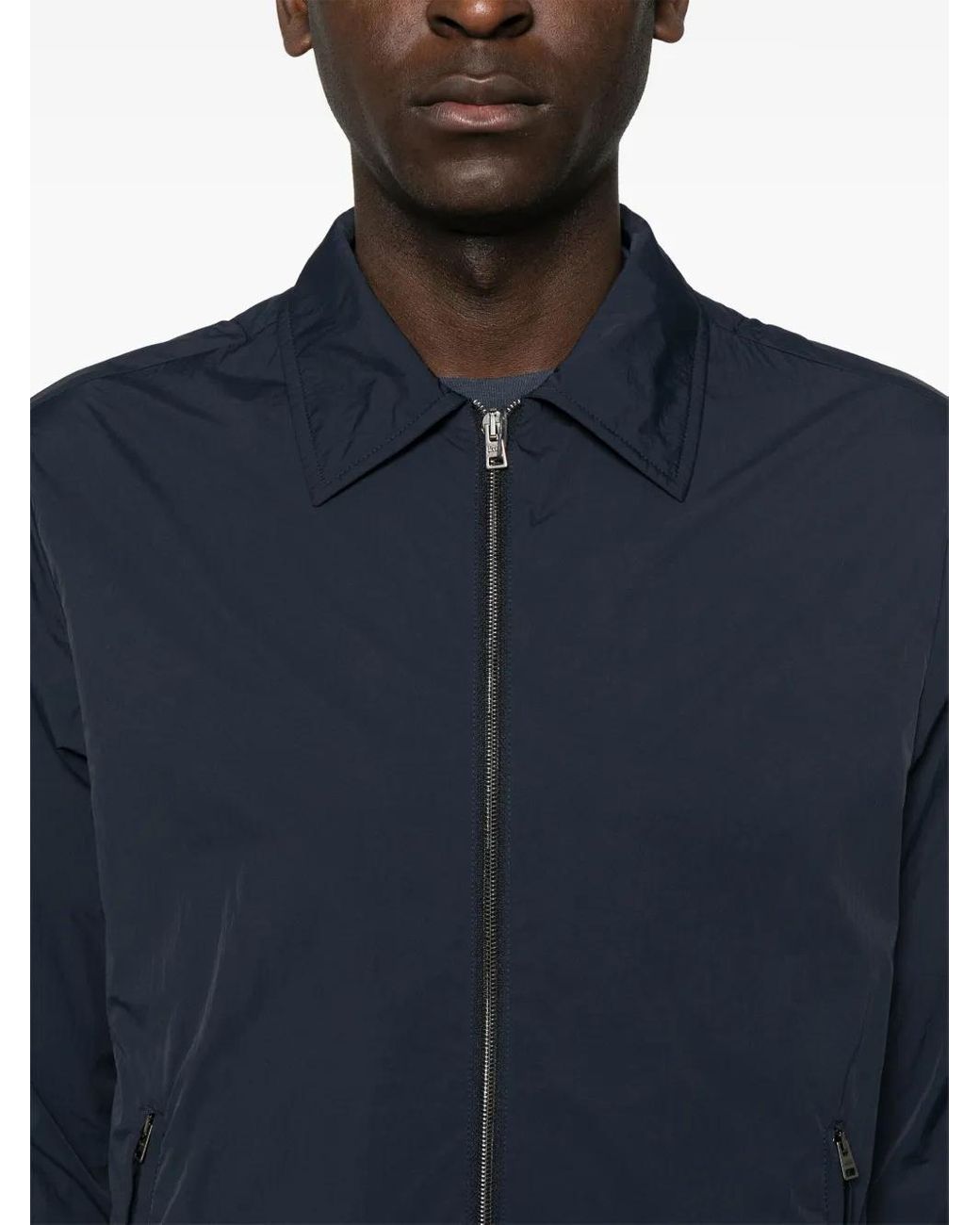 Herno Blue Lightweight Outerwear Jacket for men