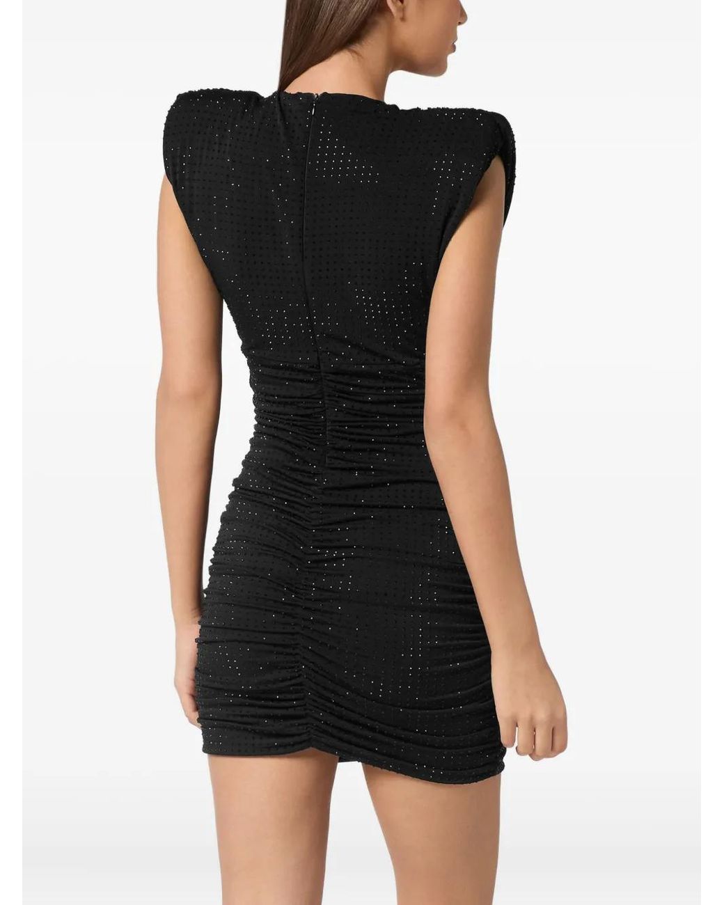 Philipp Plein Jersey Mini-Jurk in het Black