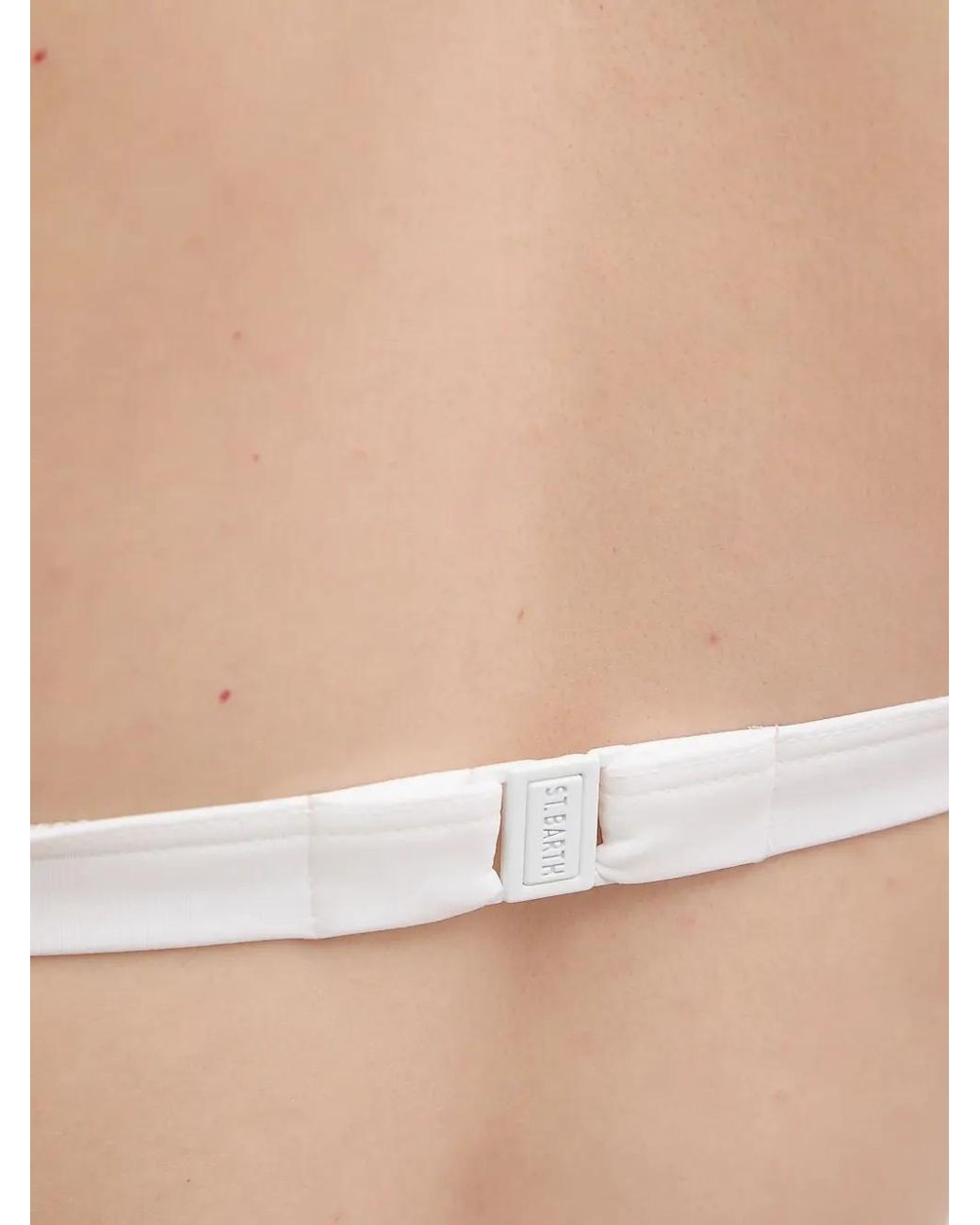 Mc2 Saint Barth Natural Maillot De Bain Triangle À Imprimé Bandana