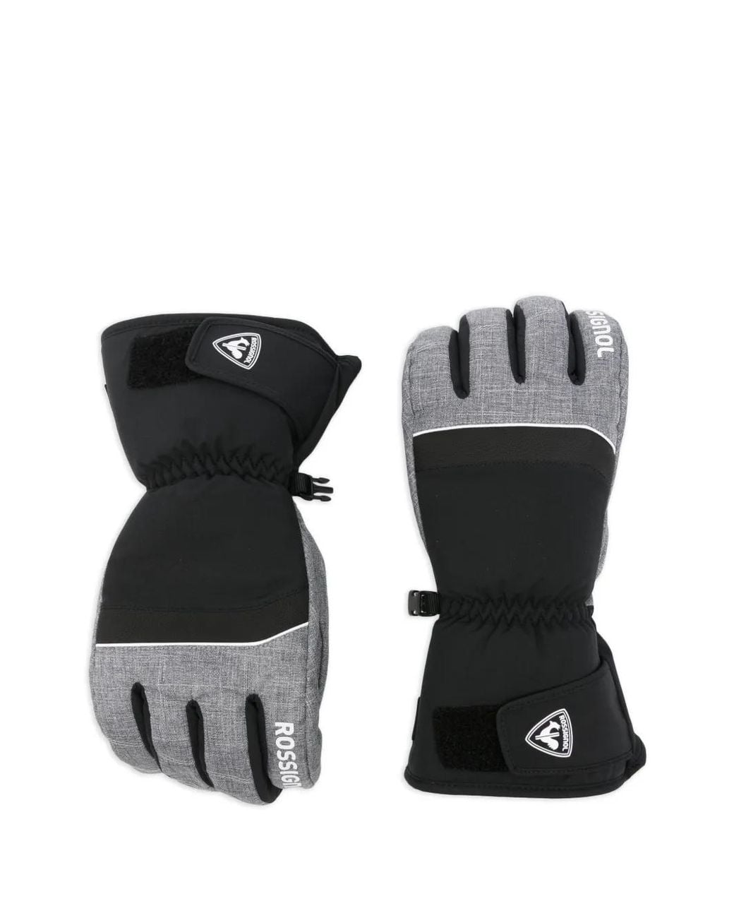 Rossignol Black Imprinted Tech Gloves for men
