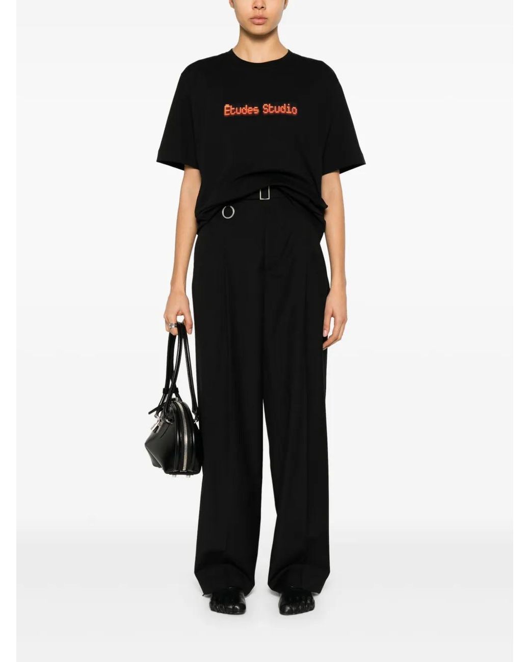 Etudes Studio Black Time Code T-Shirt