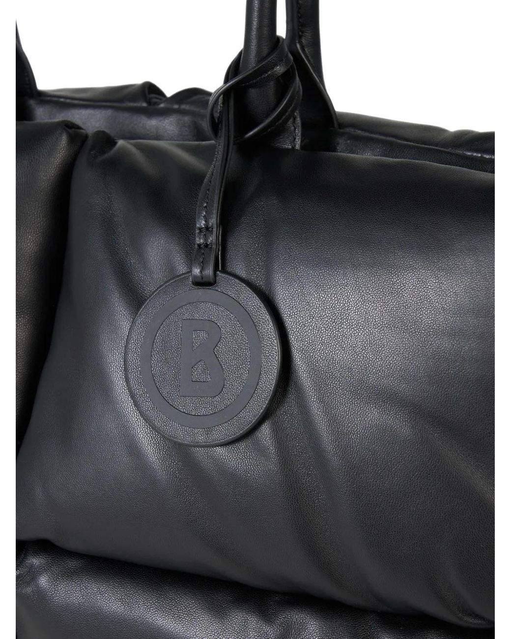 Bogner Black Gletsch Origin Amelie Padded-Leather Tote Bag