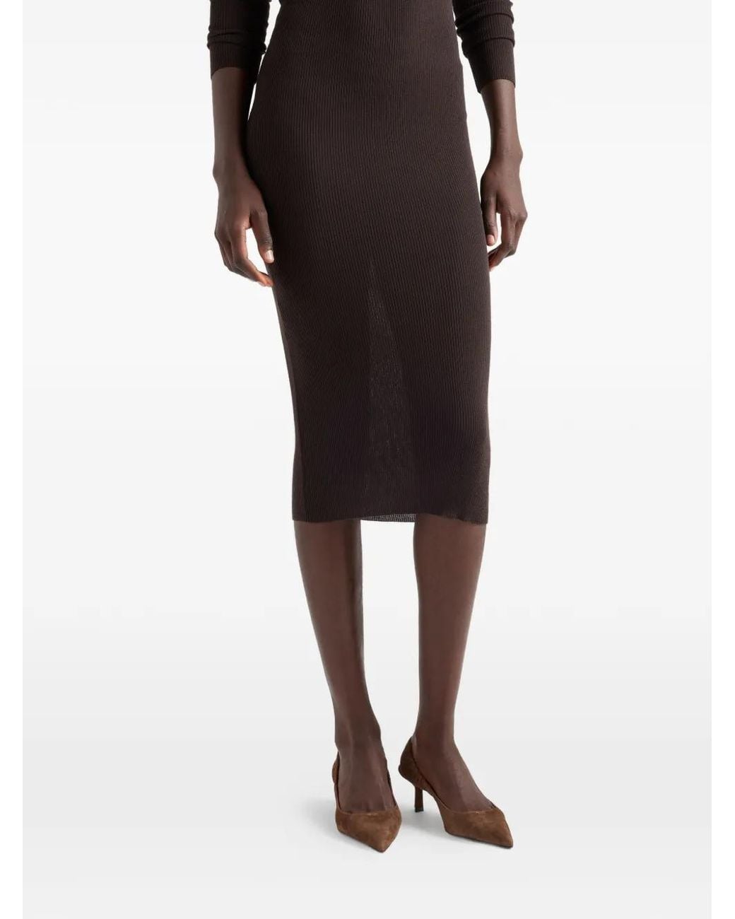 Prada Black Wool Dress