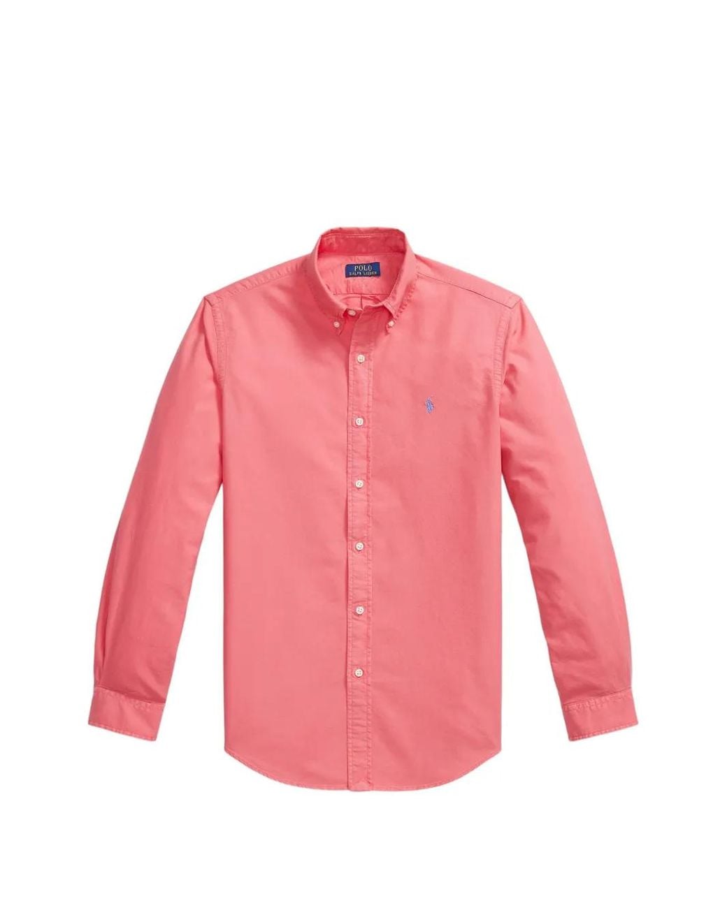 Polo Ralph Lauren Pink Polo Pony Embroidered Shirt for men